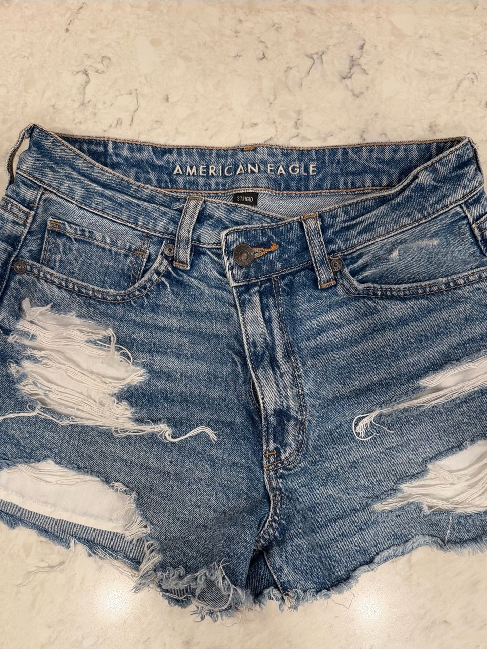 American Eagle Outfitters Light Blue Denim Shorts
